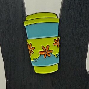 Scooby Doo inspired Coffee Cup Pin